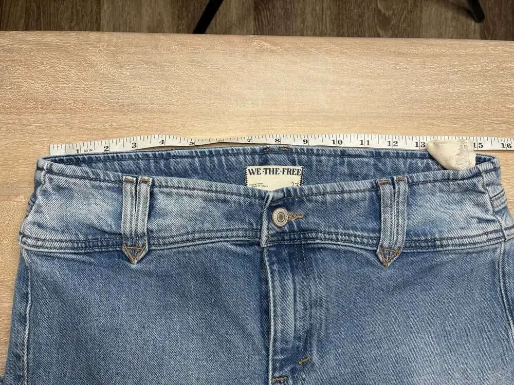 Free People NWT Stillwater Low-Rise Slim Flare Jeans Light Wash Size 27